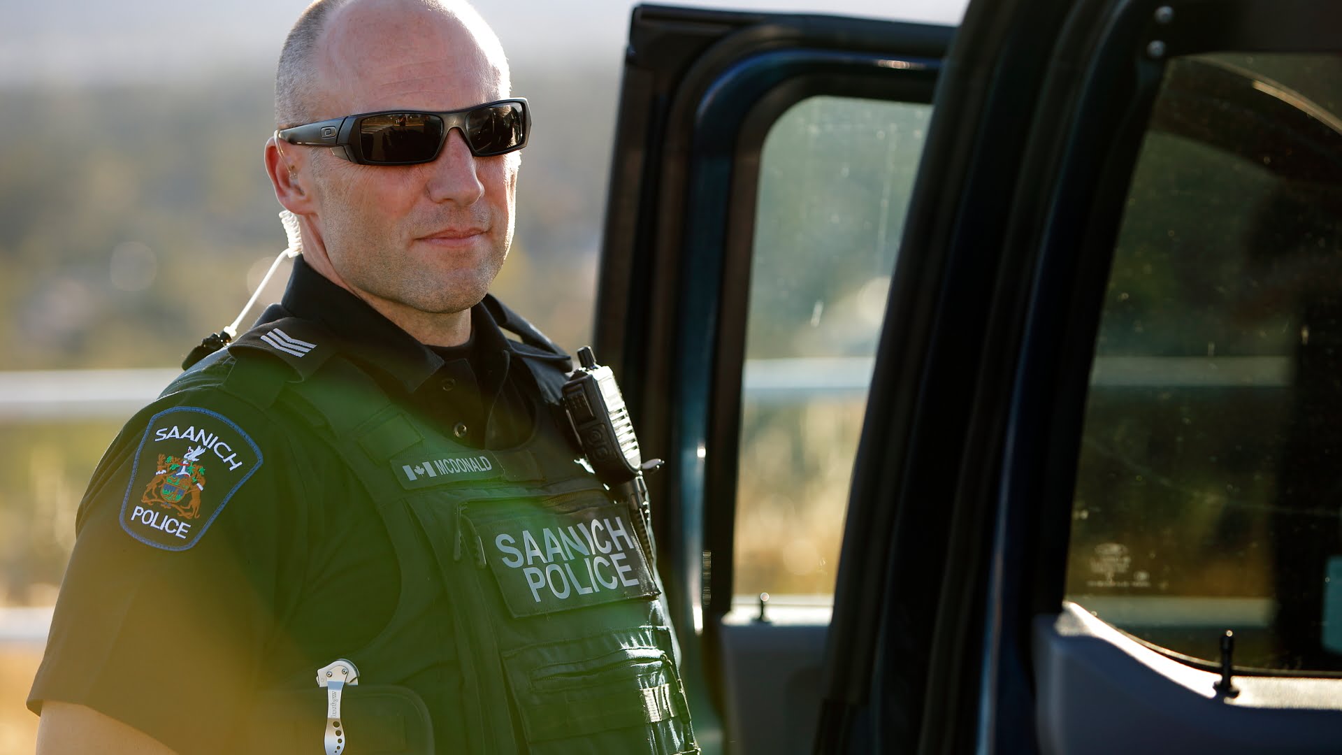 Photo of a saanich police officer