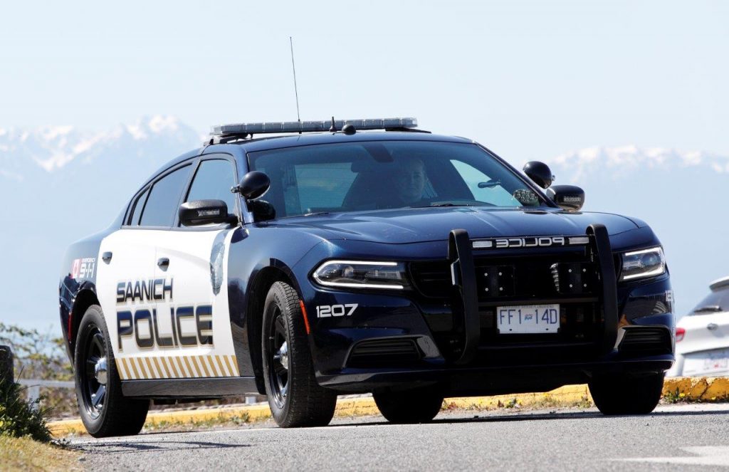 Photo of a Saanich police car