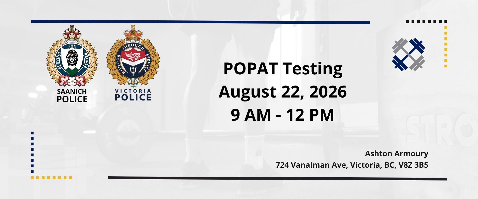 POPAT Registration August 2026  (Registration CLOSES August 19, 12:00pm)
